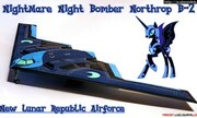 Northrop B-2 NightMare Night Bomber 1:144