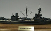 Britisches Schlachtschiff HMS Agincourt 1:700