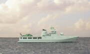 Bruneiisches Patrouillenschiff KDB Darussalam 1:700