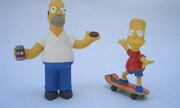 Bart und Homer Simpson No
