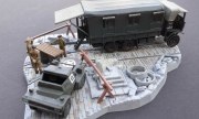 Monty's Caravan &amp; Daimler MkII Scout Car 1:76