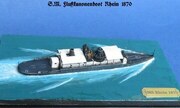 Deutsches Flusskanonenboot SMS Rhein 1:700