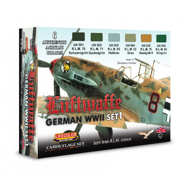 Boxart German WWII Luftwaffe Set #1  Lifecolor