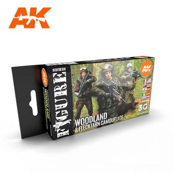 Boxart Woodland And Flecktarn Camouflage   AK 3rd Generation - Figure