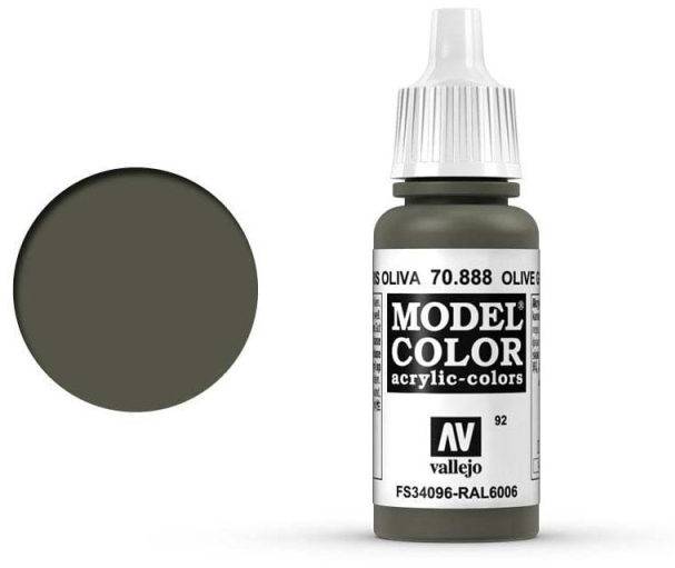 Boxart Olive Grey - FS34096 - RAL 6006 70.888, 888, Pos. 92 Vallejo Model Color Boxart Olive Grey - FS34096 - RAL 6006 70.888, 888, Pos. 92 Vallejo Model Color