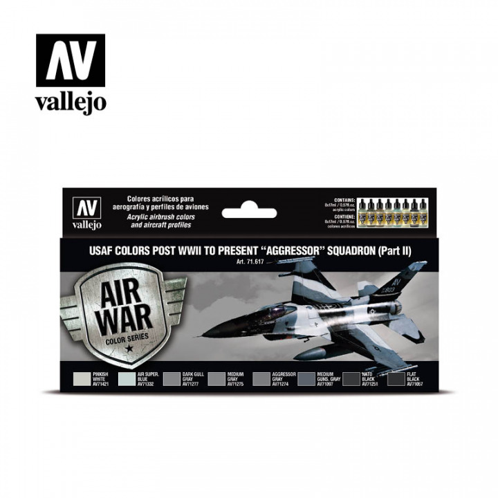 Boxart USAF colors post WWII to present “Aggressor” Squadron Pt II  Vallejo Model Air