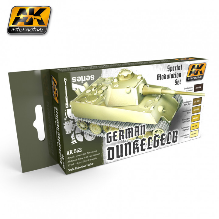 Boxart German Dunkelgelb Modulation Set AK 552 AK Interactive