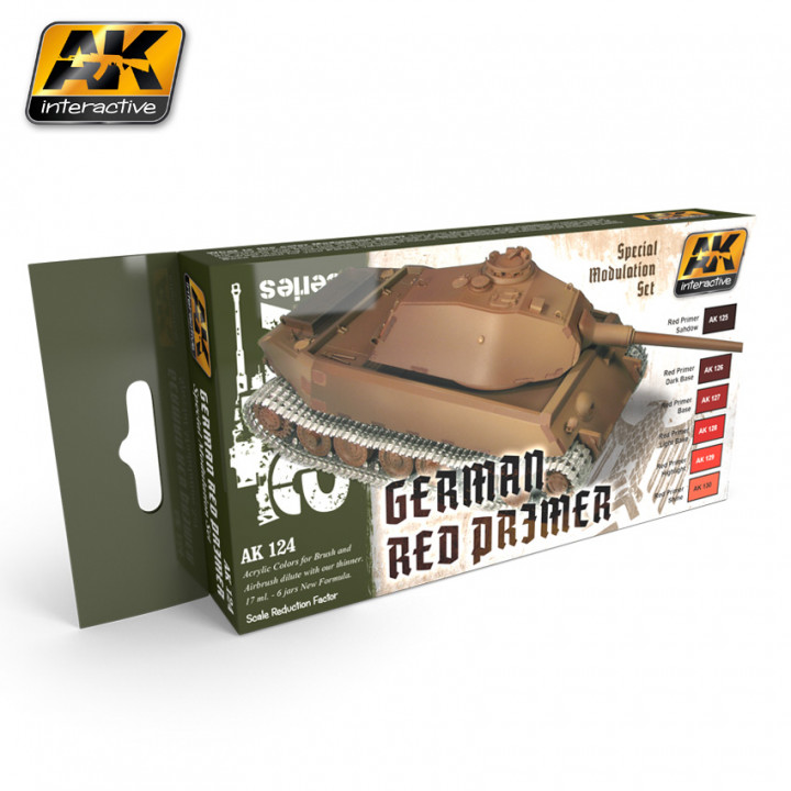 Boxart German Red Primer Special Modulation Set AK 124 AK Interactive