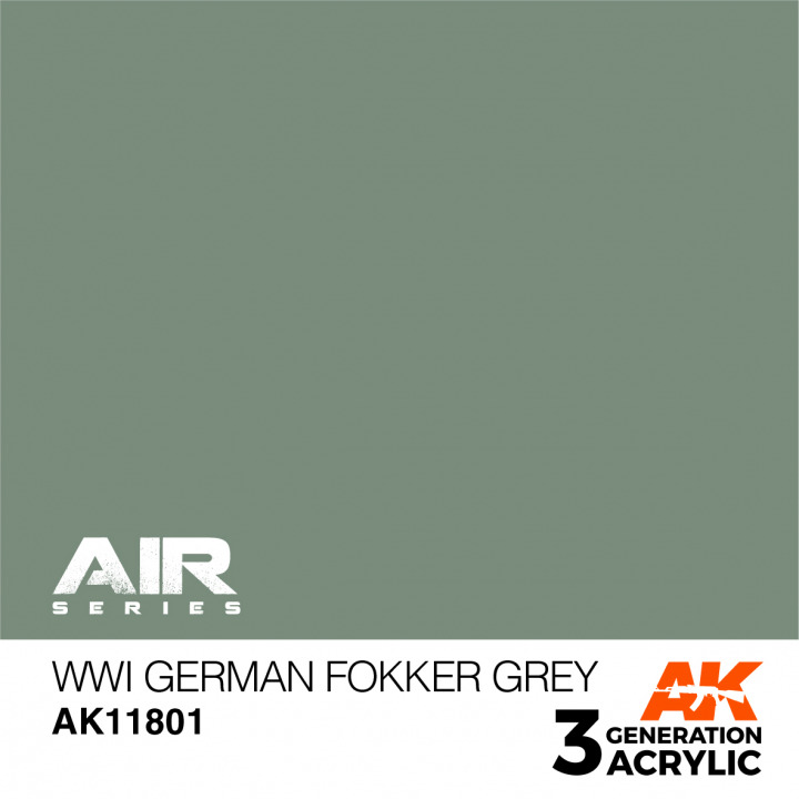 Boxart WWI German Fokker Grey AK 11801 AK 3rd Generation - Air