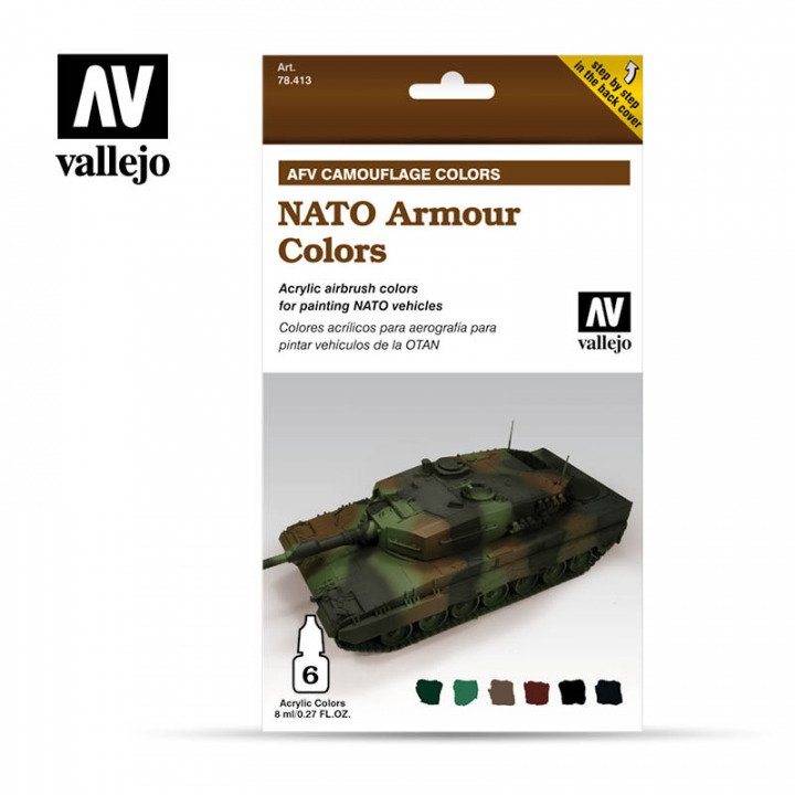 Boxart NATO Armour Colors  Vallejo Model Air