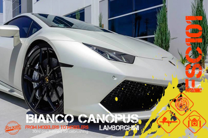 Boxart Bianco Canopus Lamborghini  Fire Scale Colors