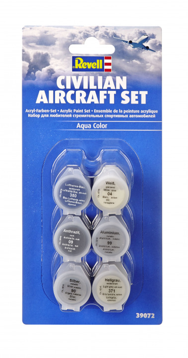 Boxart Civilian Aircraft Set 39072 Revell Aqua Color