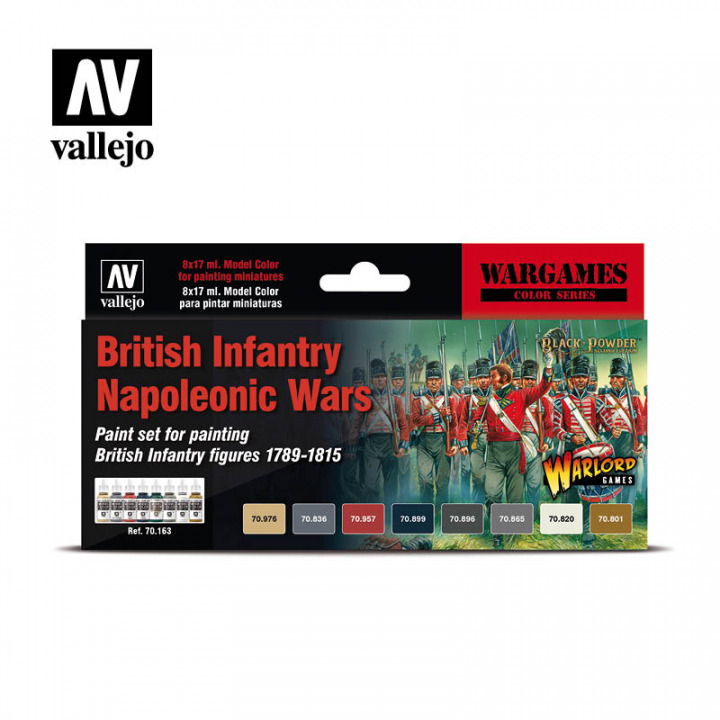 Boxart British Infantry Napoleonic Wars  Vallejo Model Color