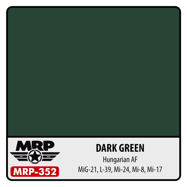 Boxart Dark Green (Hungarian AF) (Mig-21, L-39, Mi-24, Mi-8, Mi-17)  MR.Paint
