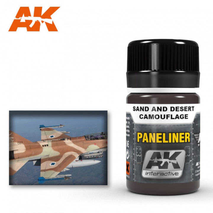 Boxart Paneliner - Sand and Desert Camouflage  AK Interactive