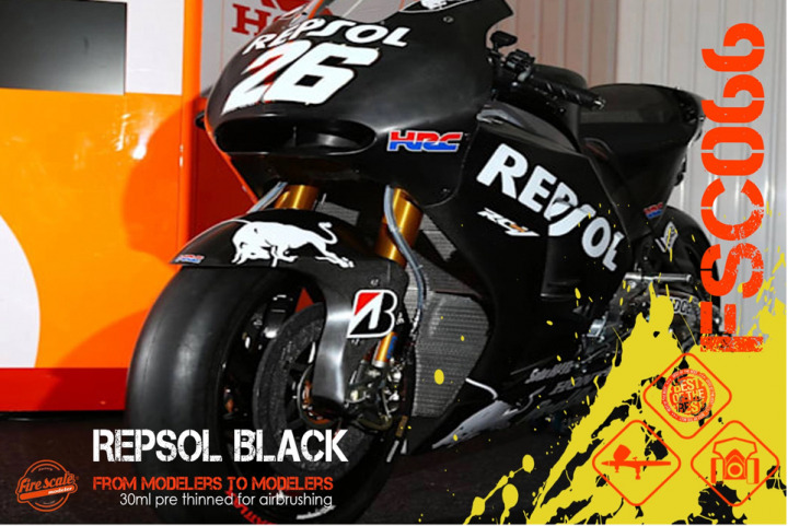 Boxart Black Repsol  Fire Scale Colors