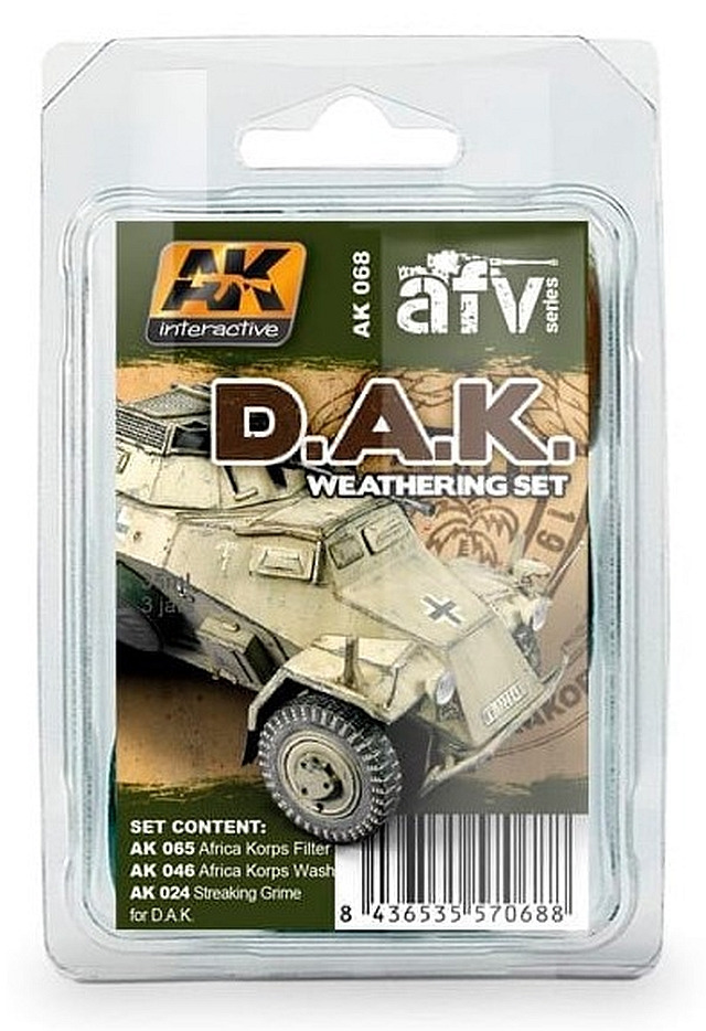 Boxart D.A.K Weathering Set AK 068 AK Interactive