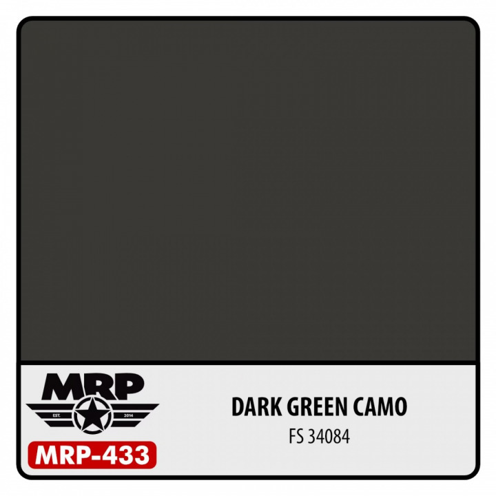 Boxart DARK GREEN CAMO (FS34084) MRP-433 MR.Paint