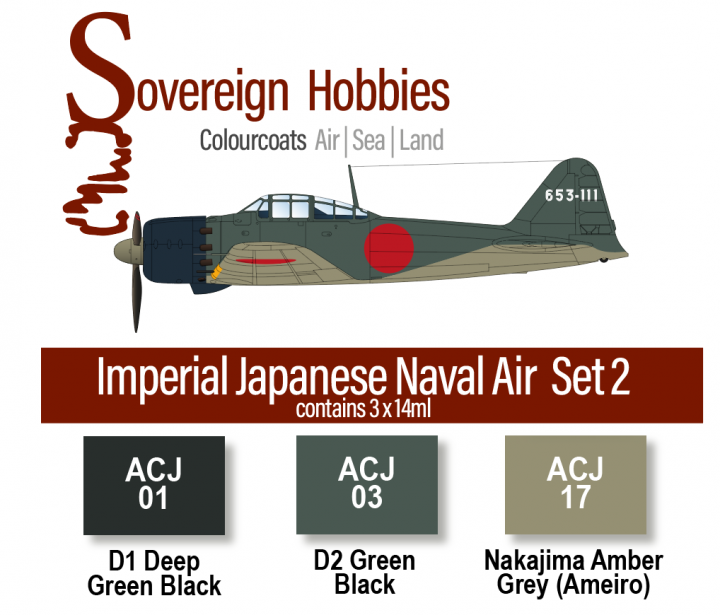 Boxart Colourcoats Imperial Japanese Naval Air 2 Colourset  Colourcoats (since 2014)
