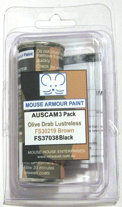 Boxart AUSCAM 3 Pack / DPP Camouflage Pack AUSCAM 3 Mouse Armour Paint