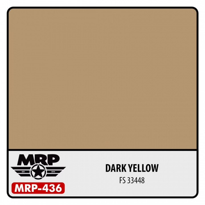 Boxart DARK YELLOW (FS33448) MRP-436 MR.Paint