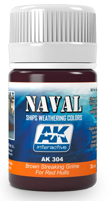 Boxart Naval: Brown Streaking Grime for Red Hulls  AK Interactive