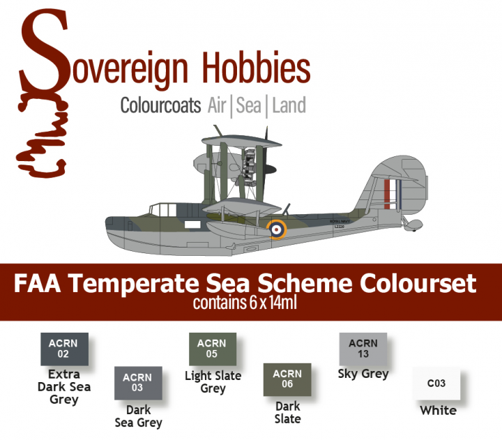 Boxart Colourcoats Set FAA Temperate Sea Scheme  Colourcoats (since 2014)