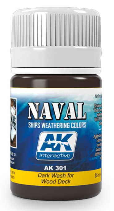 Boxart Naval: Dark Wash for Wood Deck  AK Interactive