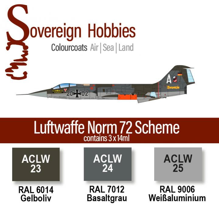 Boxart Colourcoats Set Luftwaffe Norm 72 Scheme Colourset  Colourcoats (since 2014)