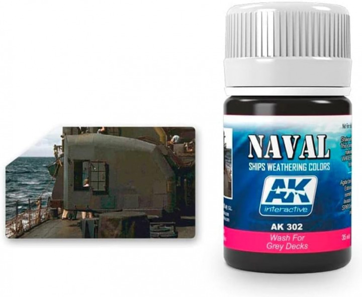Boxart Naval: Wash for Grey Decks  AK Interactive