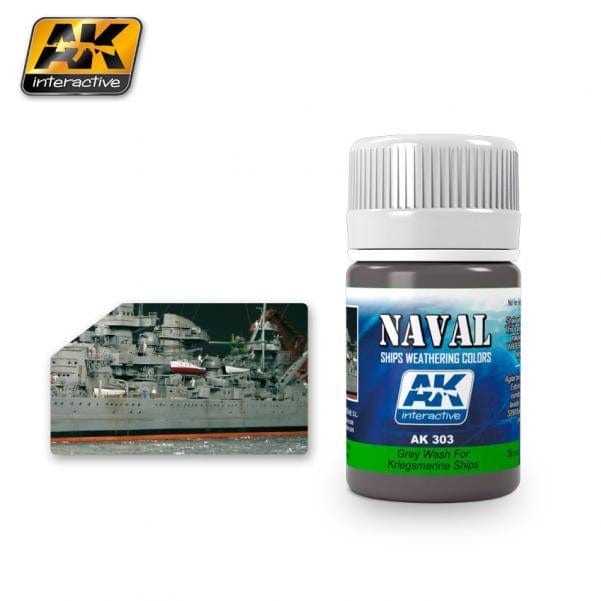 Boxart Naval: Grey Wash for Kriegsmarine Ships  AK Interactive