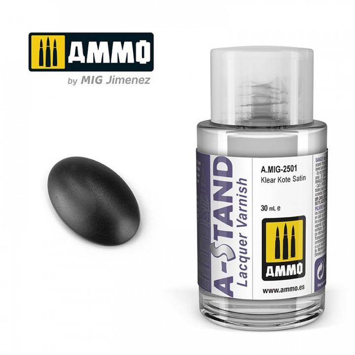 Boxart A-STAND Lacquer Satin Varnish  Ammo by Mig Jimenez