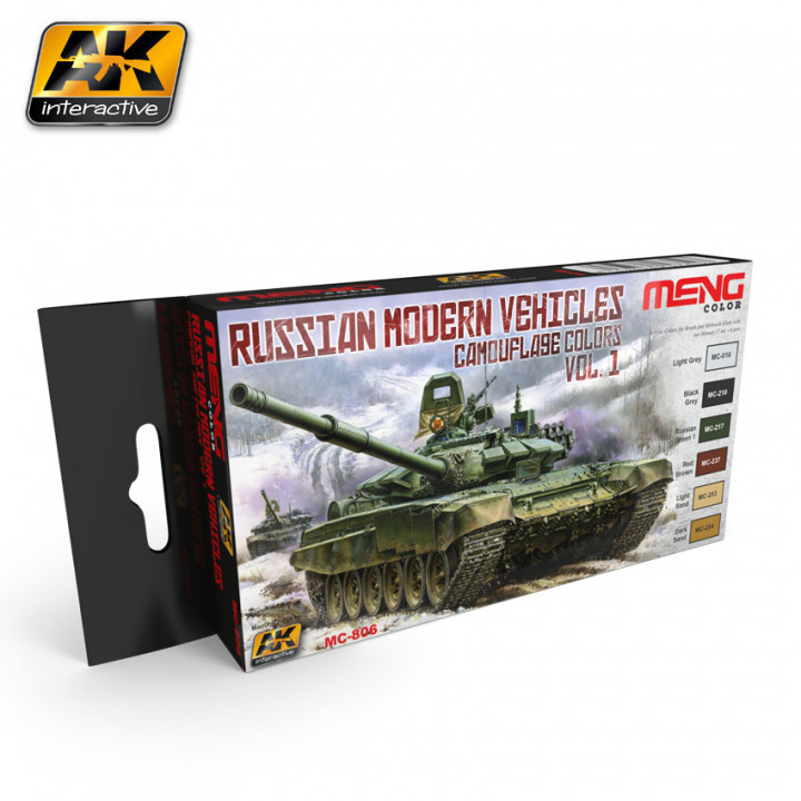 Boxart Russian Modern Vehicles Camouflage Colors Vol.1  Meng Color