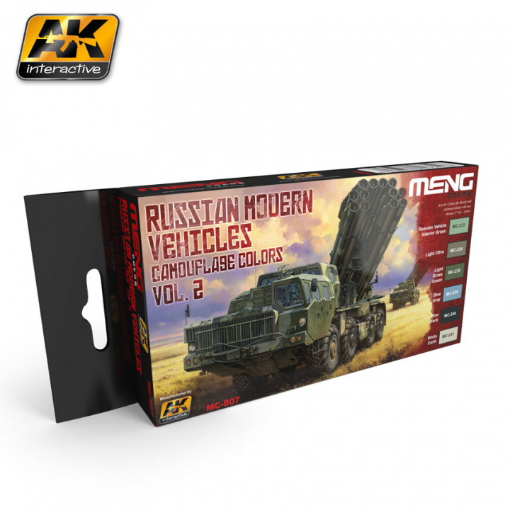 Boxart Russian Modern Vehicles Camouflage Colors Vol.2  Meng Color