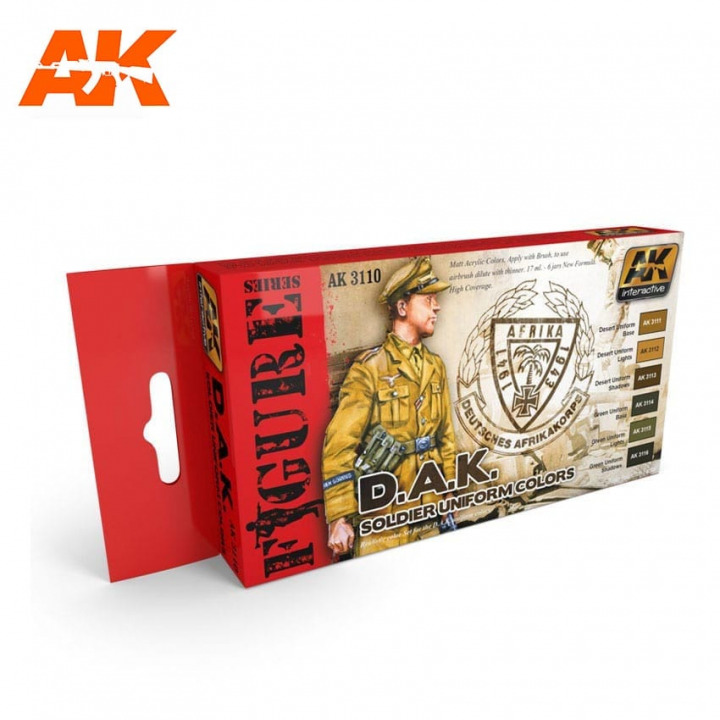 Boxart D.A.K. Soldier Uniform Colors AK 3110 AK Interactive