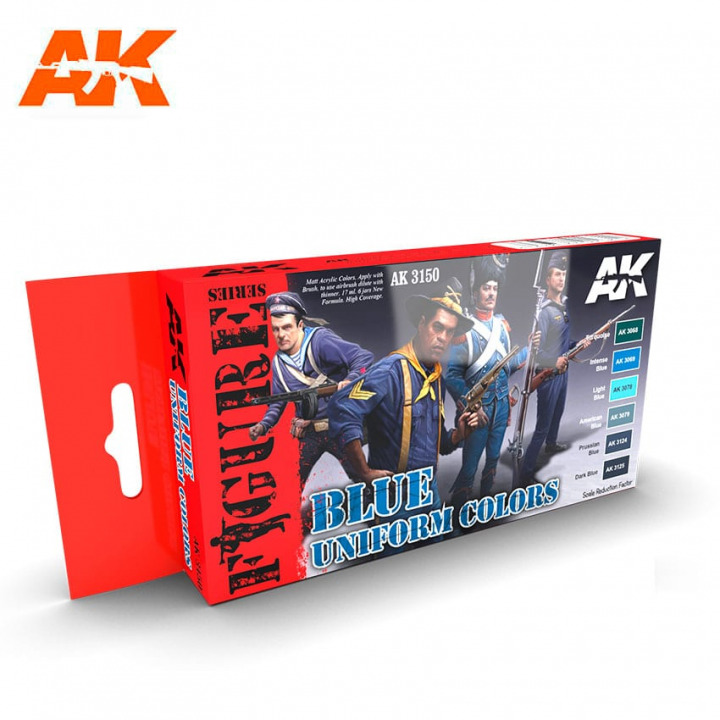 Boxart Blue Uniform Colors AK 3150 AK Interactive