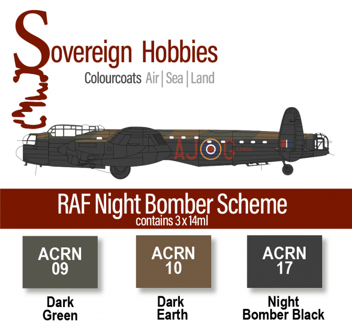 Boxart Colourcoats Set RAF Night Bomber Scheme  Colourcoats (since 2014)