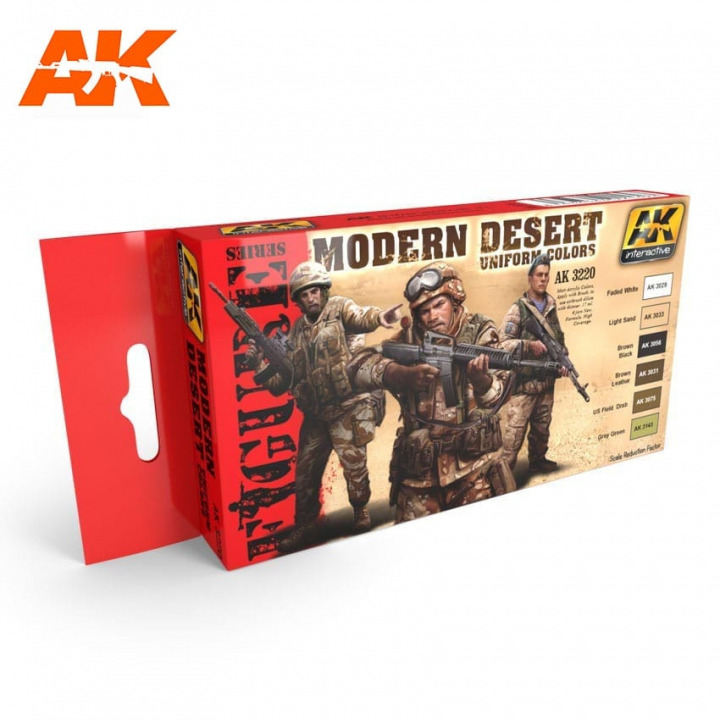 Boxart Modern Desert Uniform Colors 3220 AK Interactive