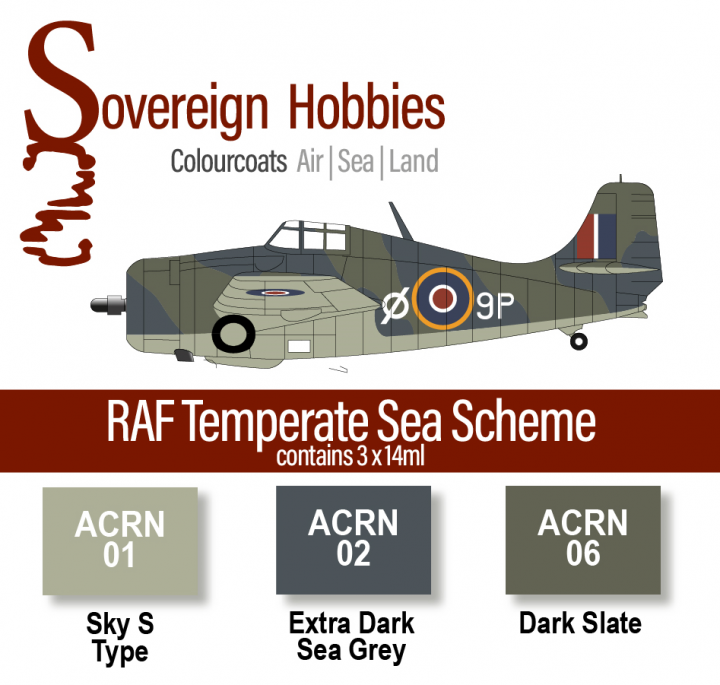 Boxart Colourcoats Set RAF Temperate Sea Scheme  Colourcoats (since 2014)