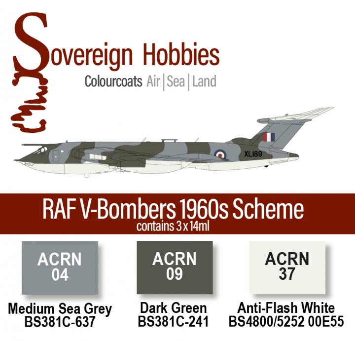Boxart Colourcoats Set RAF V-Bomber 1960s Colourset  Colourcoats (since 2014)