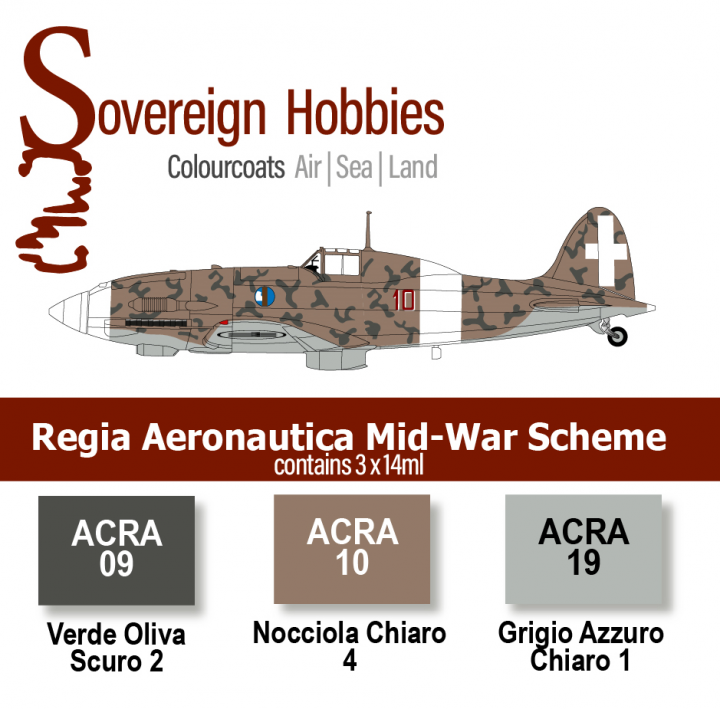 Boxart Colourcoats Set Regia Aeronautica Mid-War Set 1  Colourcoats (since 2014)