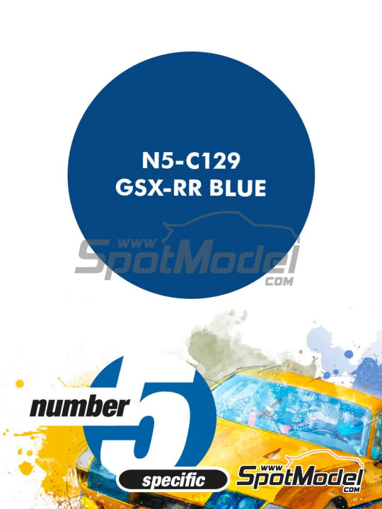 Boxart GSX-RR Blue  Number Five