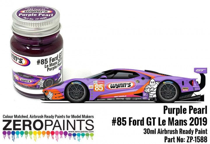 Boxart Wynn's/Keatings #85 Ford GT Le Mans Purple Pearl  Zero Paints
