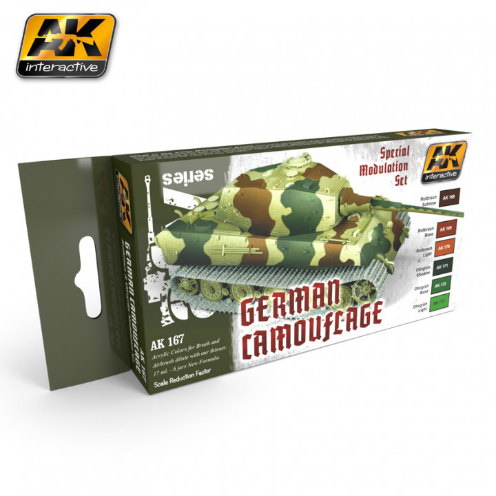 Boxart German Camouflage Special Modulation Set AK 167 AK Interactive