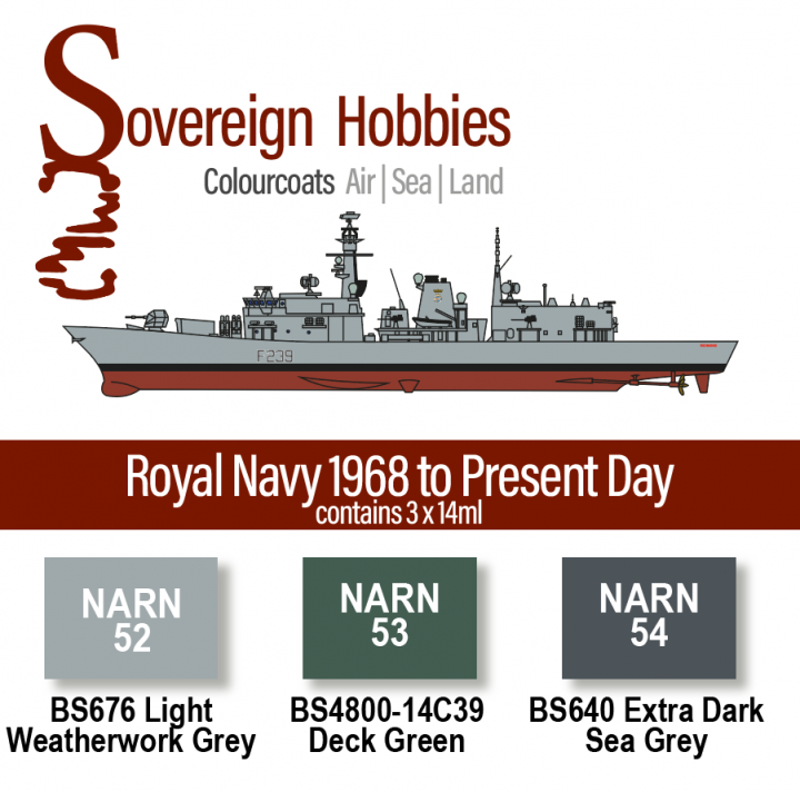 Boxart Colourcoats Set Royal Navy 1968-Modern Day  Colourcoats (since 2014)