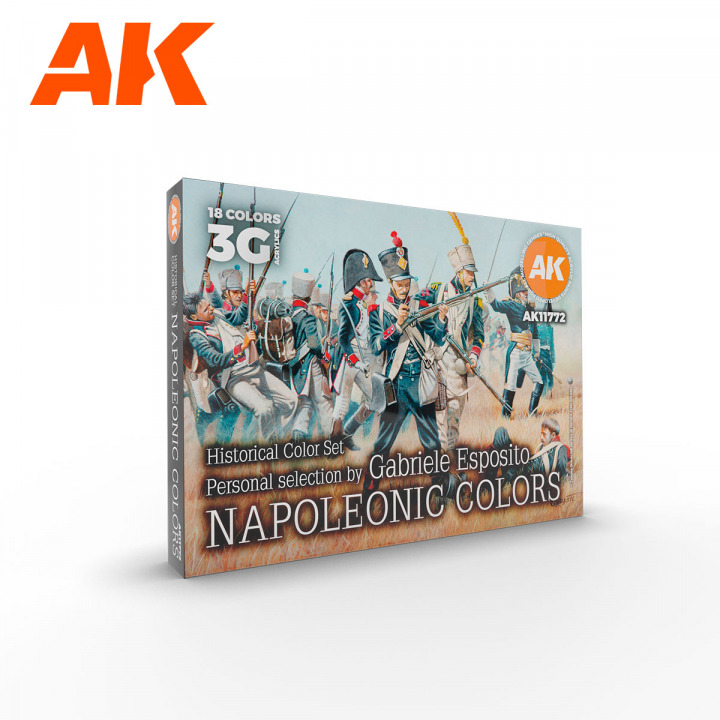 Boxart Historical Color Set Napoleonic Colors  AK 3rd Generation - General