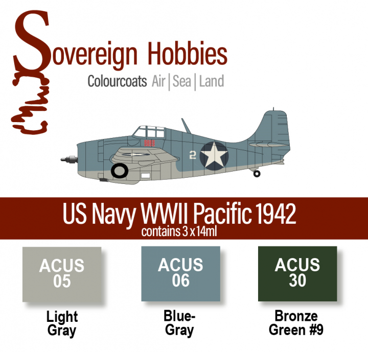 Boxart Colourcoats Set US Navy WWII Pacific 1942  Colourcoats (since 2014)