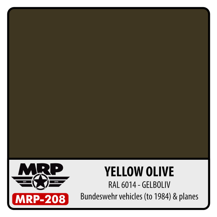 Boxart Yellow Olive – RAL 6014 Gelboliv  MR.Paint