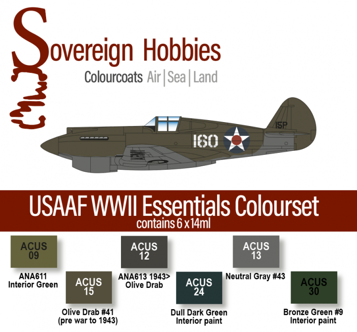 Boxart Colourcoats USAAF WWII Essentials Colourset  Colourcoats (since 2014)