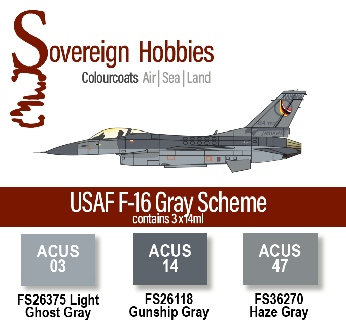 Boxart Colourcoats USAF F-16 Gray Scheme Colourset  Colourcoats (since 2014)
